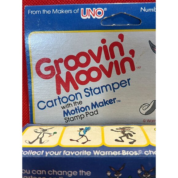Warner Bros. Groovin Moovin Stamper With Motion Maker Stamp Pad 1981 Bugs Bunny - Picture 3 of 5